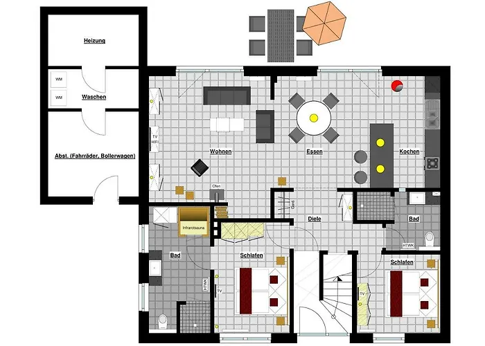 Witte Hus 1 Lägenhet Büsum